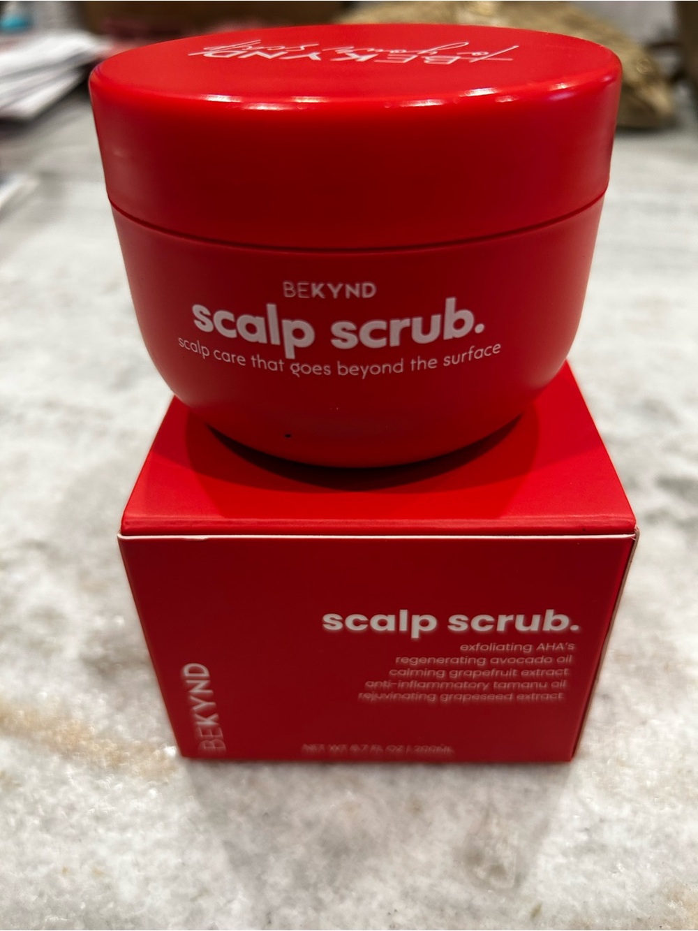 Red Scalp Scrub - Exfoliating Scalp Treatment